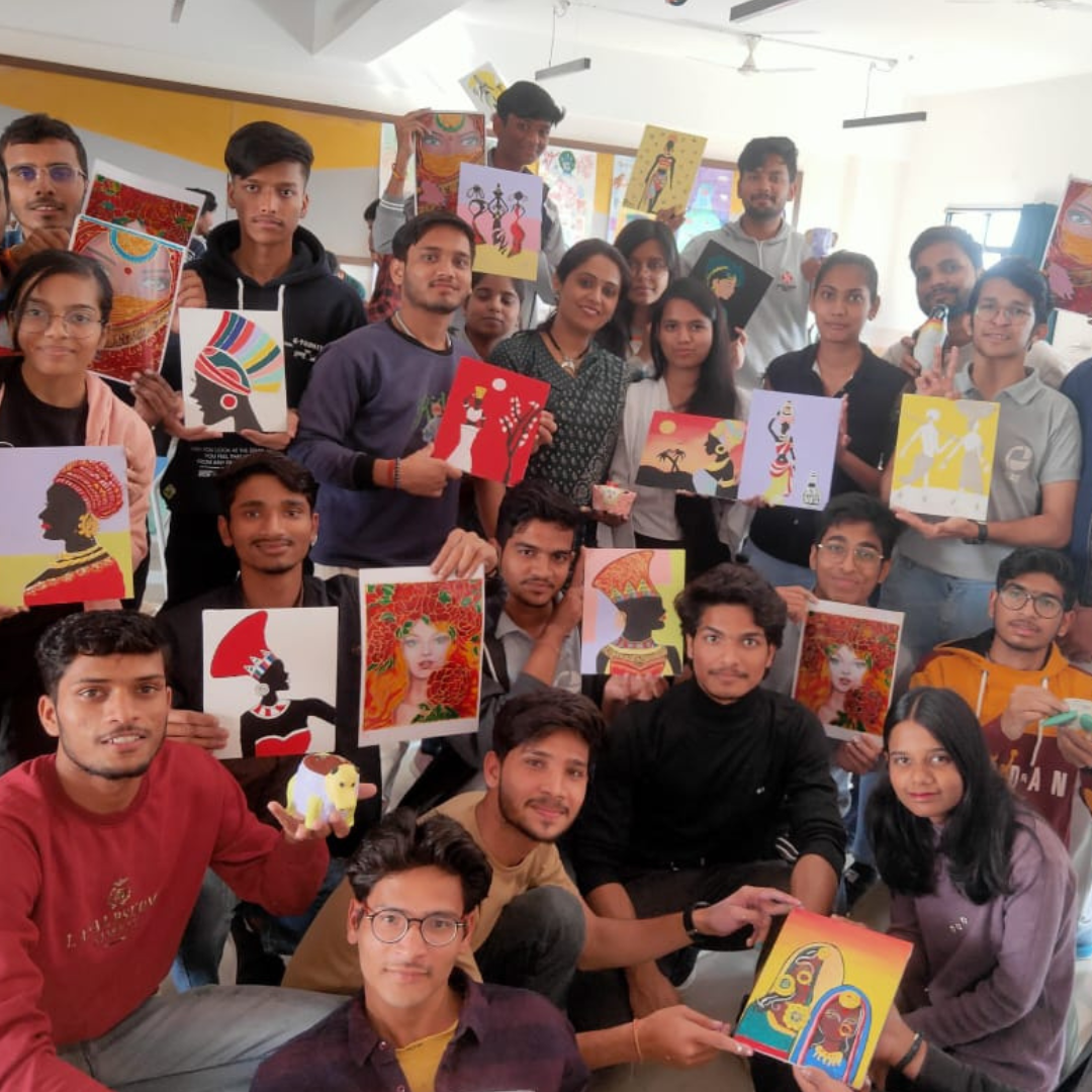 Artistry Unveiled: The Pidilite Workshop Journey at Sri Aurobindo Institute of Technology's Arena Animation