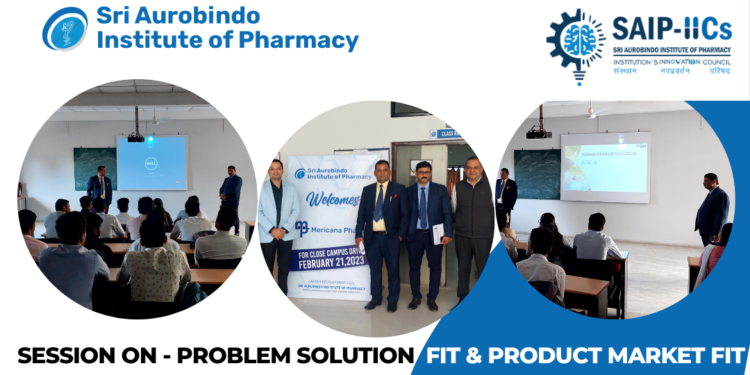 SAIP-IIC Organized a Session on Problem Solution Fit & Product Market Fit