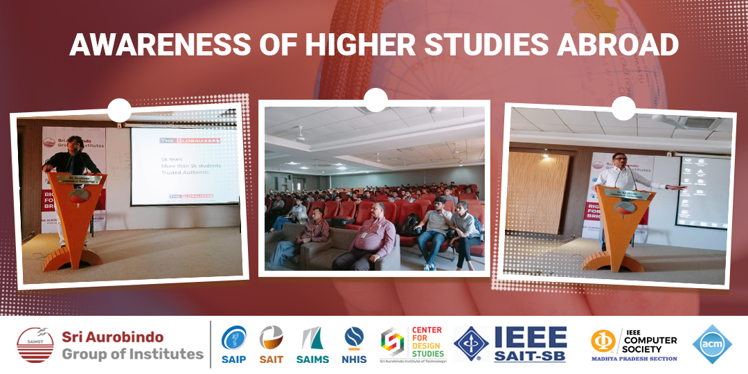 CSE Department - SAIT organized a Seminar on Awareness of Higher Study Abroad